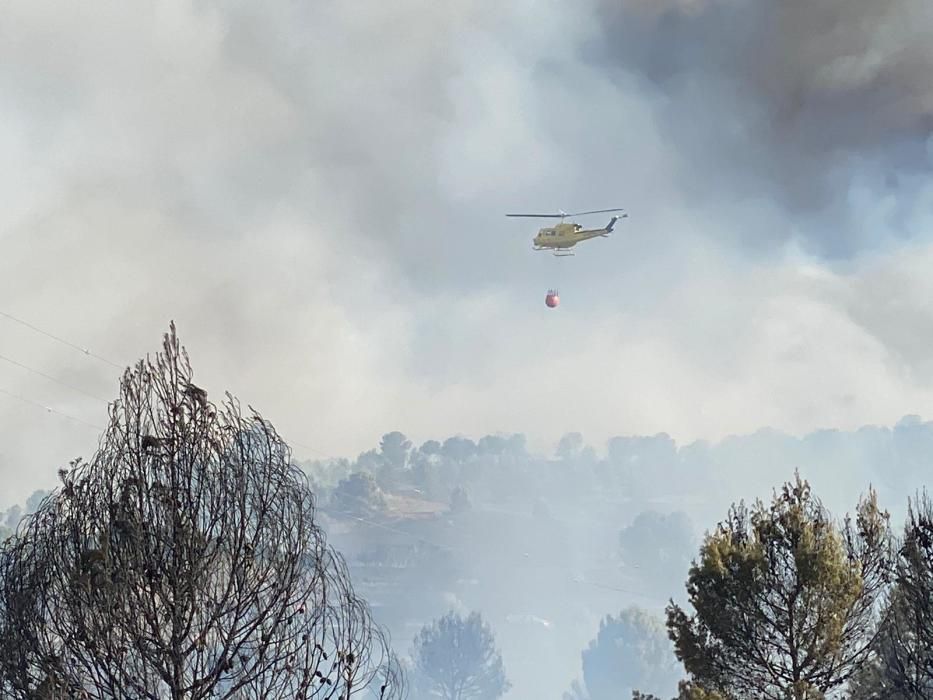 Un incendio en Mula alerta a los bomberos por su c