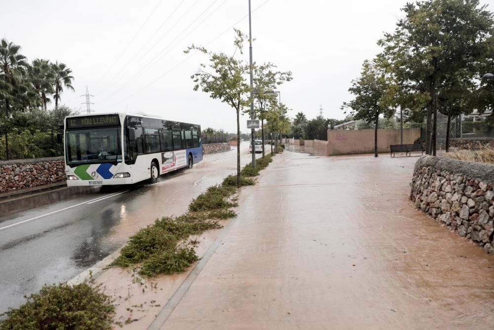 Am Samstag (24.9.) kam es auf Mallorca infolge heftiger Regenfälle ortsweise zu Überschwemmungen.