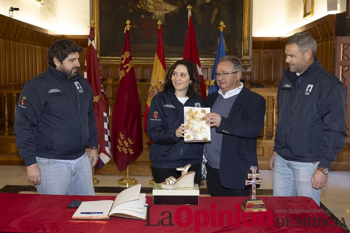 Así ha sido la visita de Isabel Díaz Ayuso a Caravaca de la Cruz