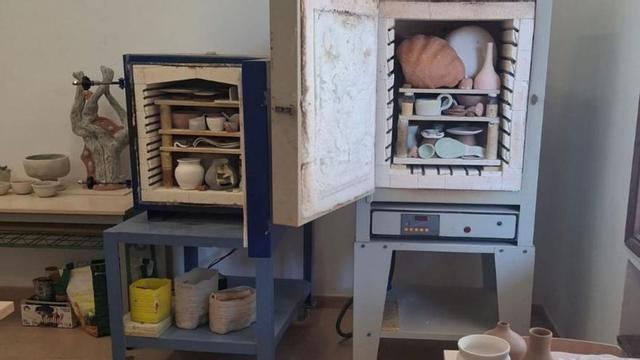 Los dos hornos de Ses Escoles Velles de Sant Agustí. | D.I.
