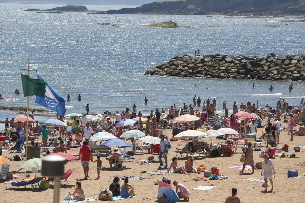 Día de playa en Asturias