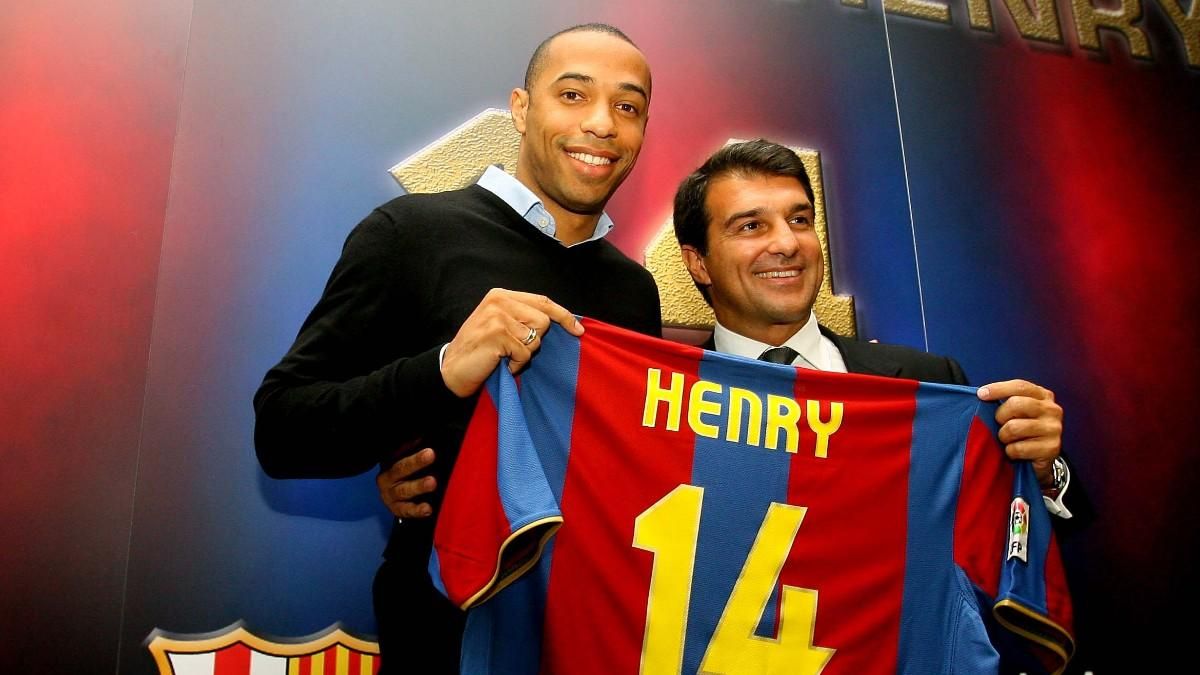 Thierry Henry fue fichado del Arsenal