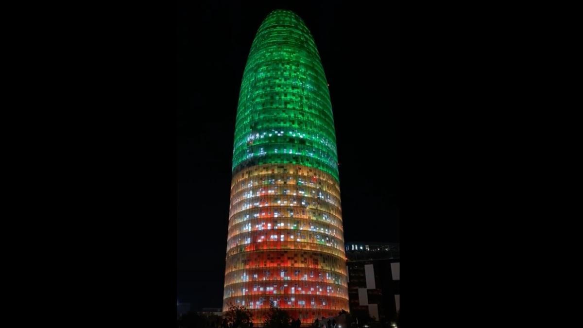 El público podrá interactuar con los colores de la torre Agbar.
