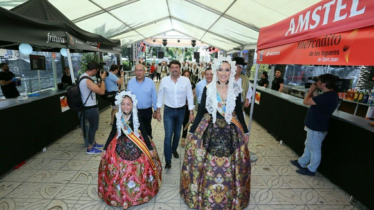 El Mercadito de les Fogueres en anteriores Hogueras