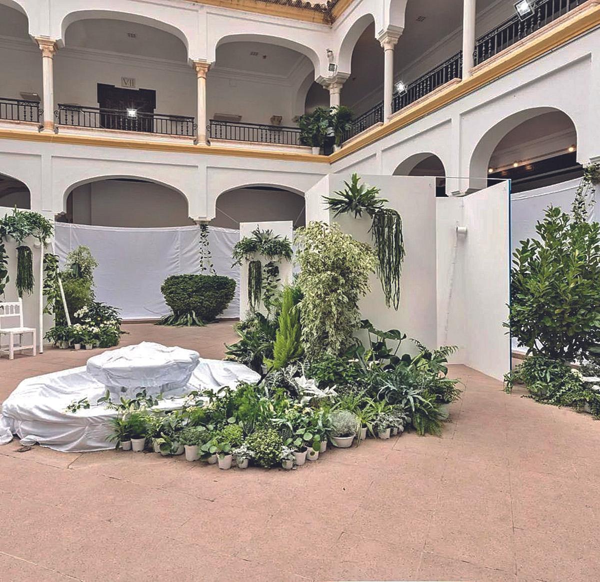 Instalación de Lisa Waud en el Museo Arqueológico, en 2019.