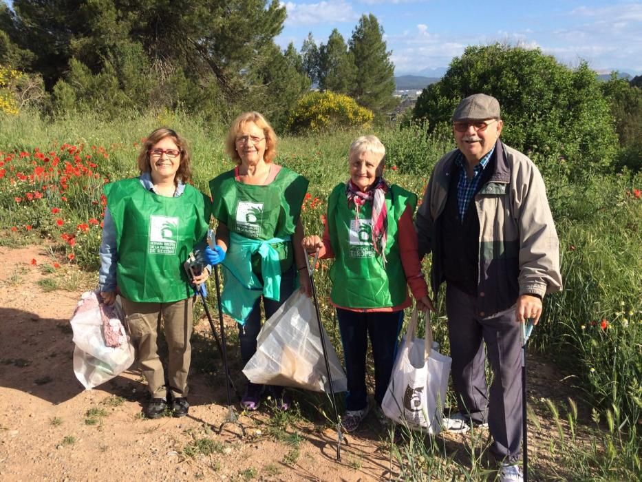 Neteja de l'entorn a Sant Fruitós