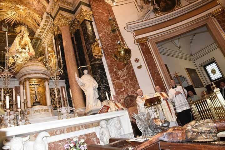 El Cristo del Grao visita la Basílica