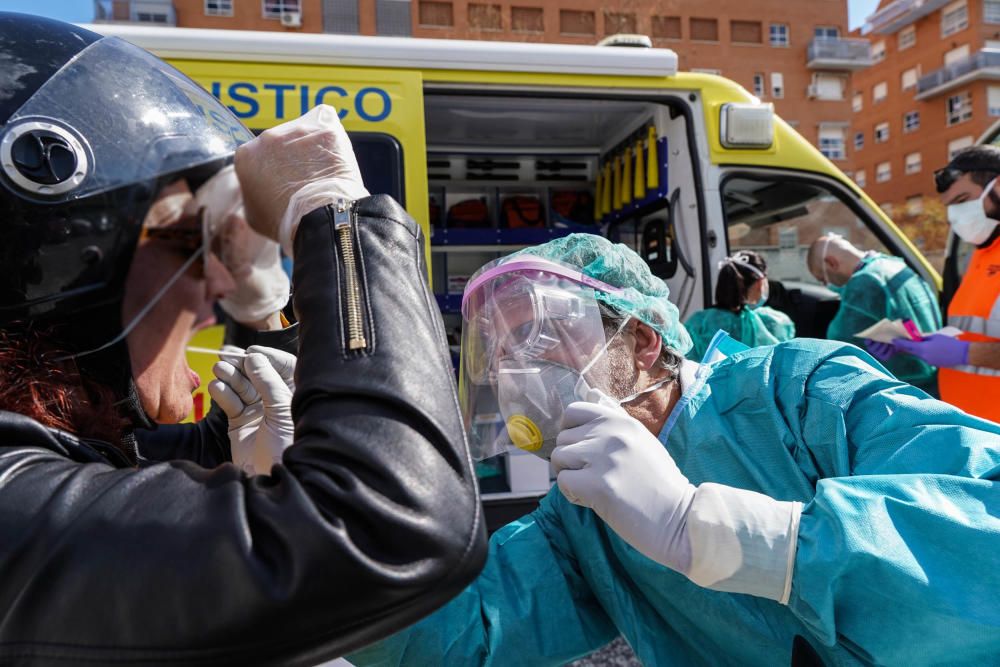 Test rápidos sobre el coronavirus en La Roca.