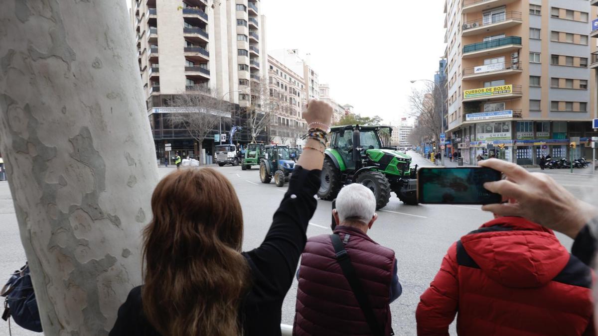 La tractorada en Mallorca, en imágenes
