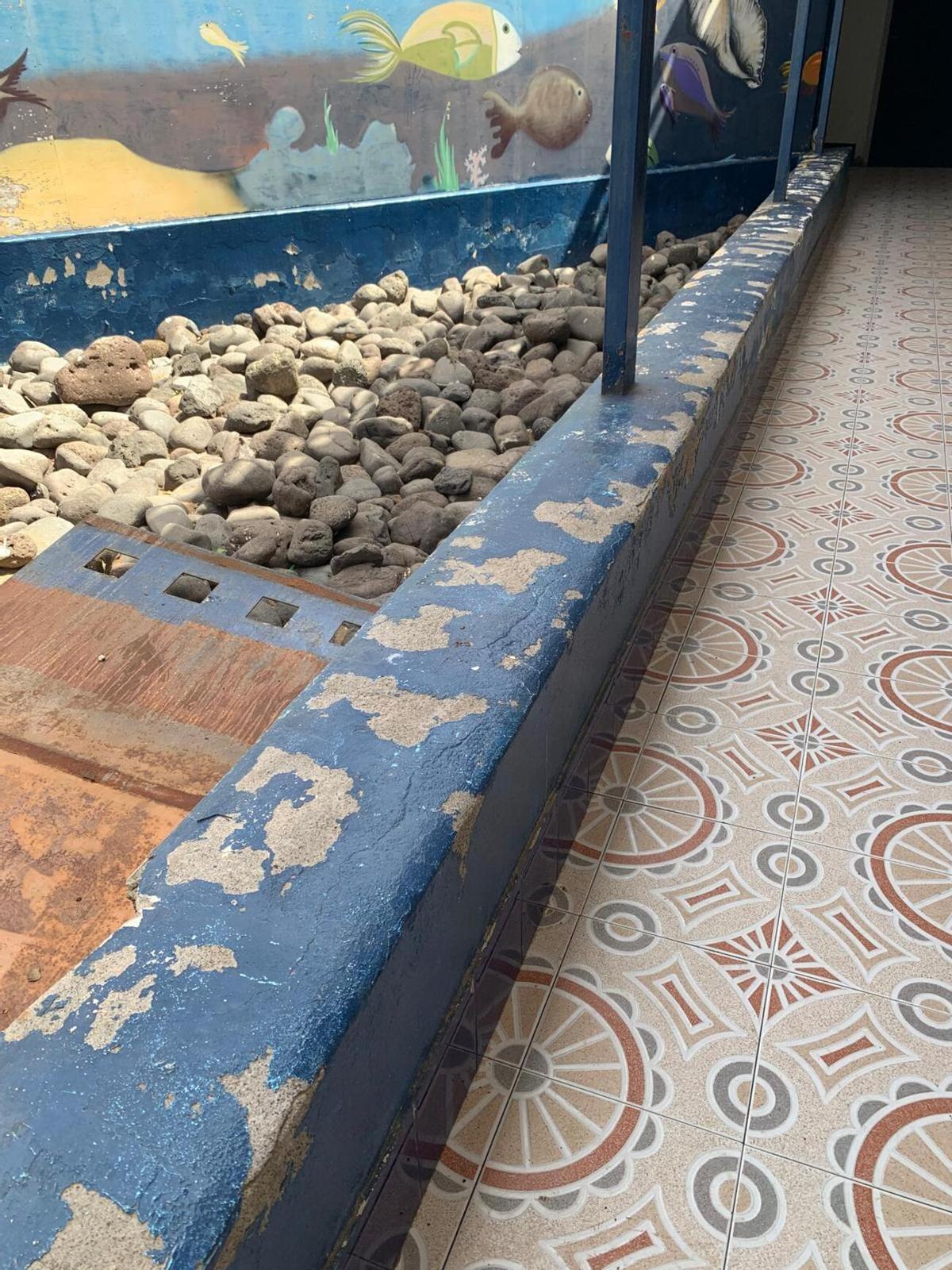 Deficiencias en el balneario y accesos a la playa de La Garita, en Arrieta Deficiencias en el balneario y accesos a la playa de La Garita, en Arrieta