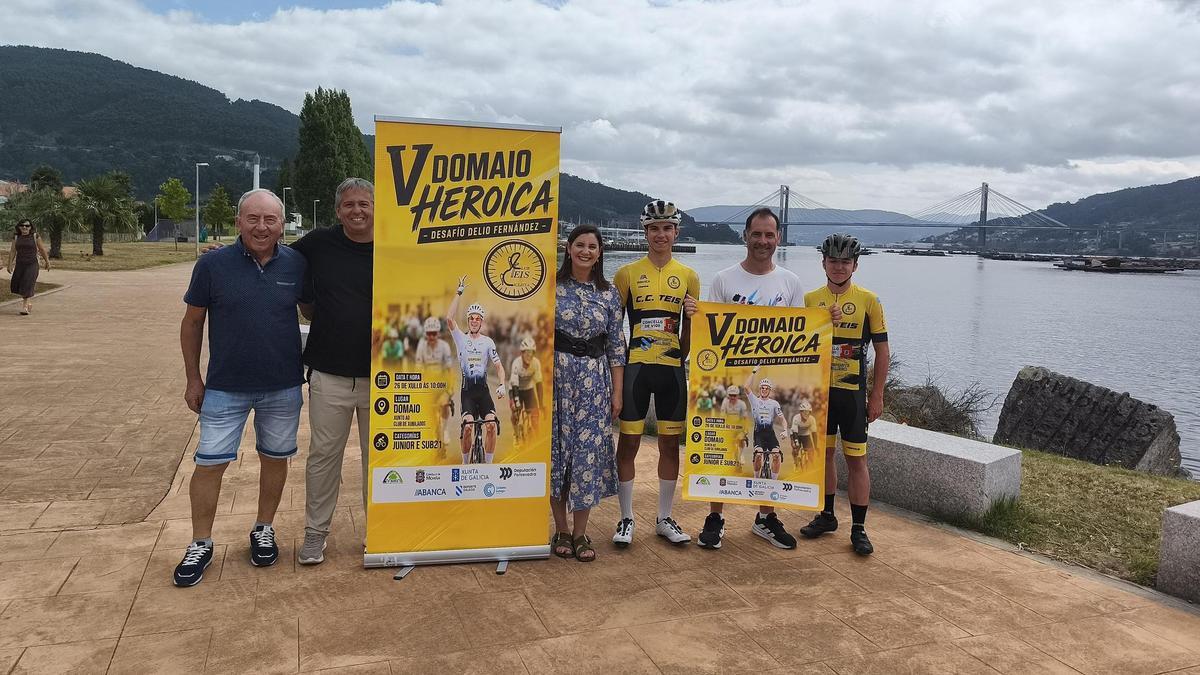 Un momento de la presentación de la Domaio Heroica-Desafío Delio Fernández.