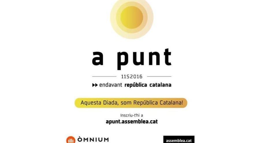 A Punt es un lema de una entidad ligada al independentismo catalán.