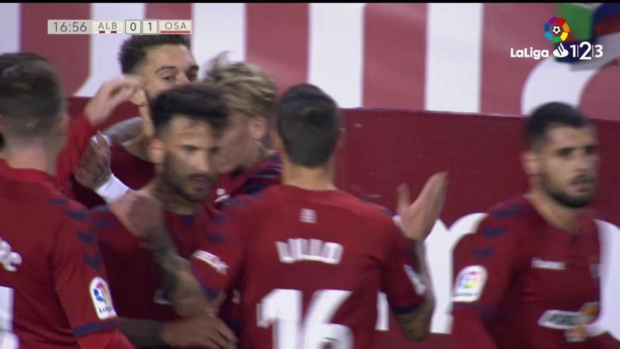 LaLiga 123: Los goles del Albacete-Osasuna (2-2)