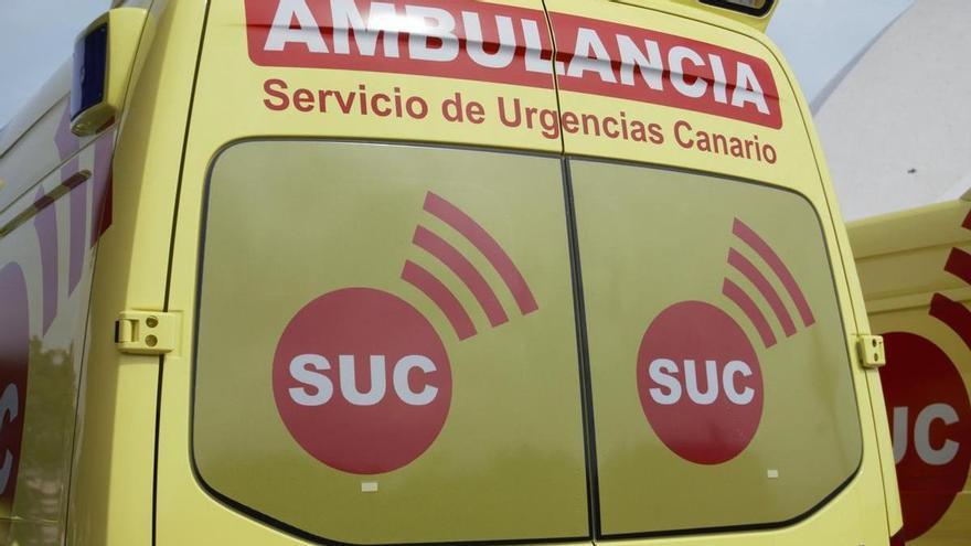 Herida una motorista al sufrir una caída en La Palma