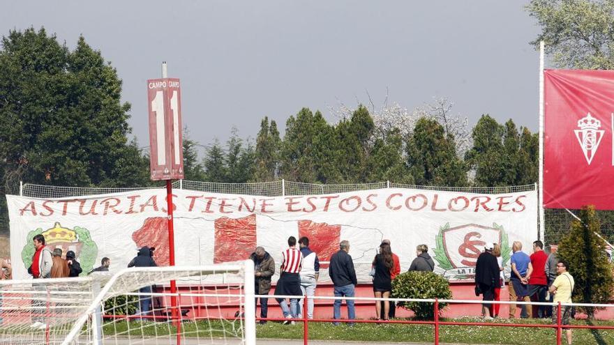 Entrenamiento del Sporting