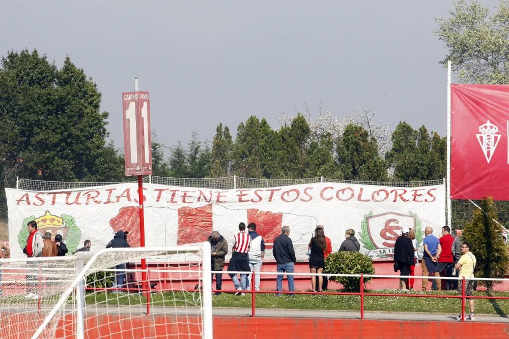 Entrenamiento del Sporting