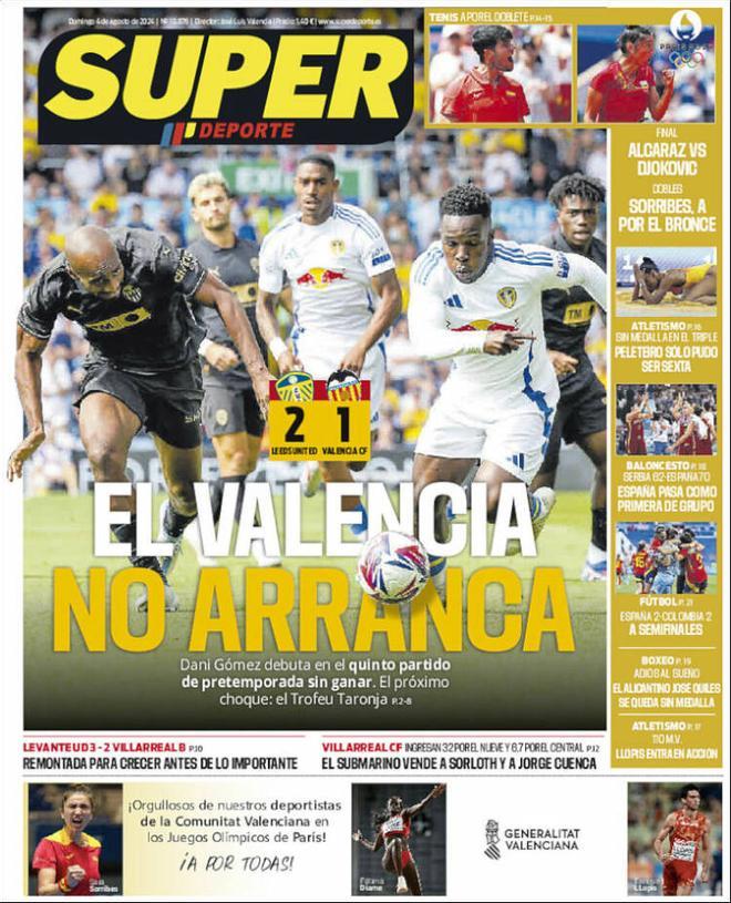 Las portadas de los periódicos deportivos de hoy, domingo 4 de agosto