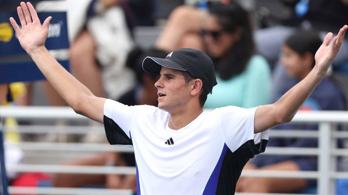 Rafa Jódar debutó en las Next Gen ATP Finals