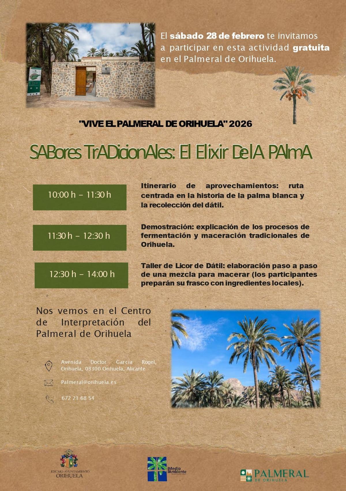 Cartel de la actividad