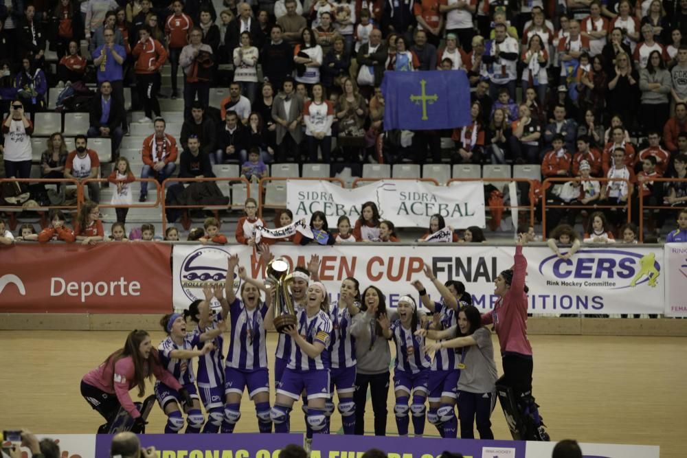 Final de la Copa de Europa de hockey en el Palacio de Deportes de La Guía.