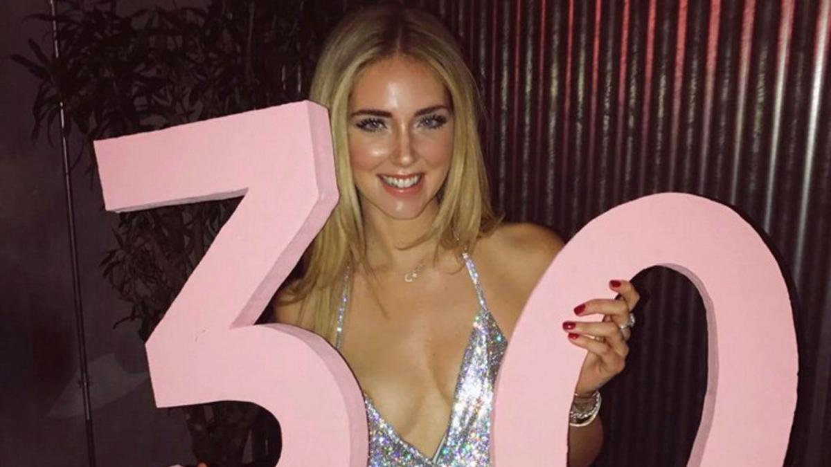 Chiara Ferragni celebra su 30 cumpleaños