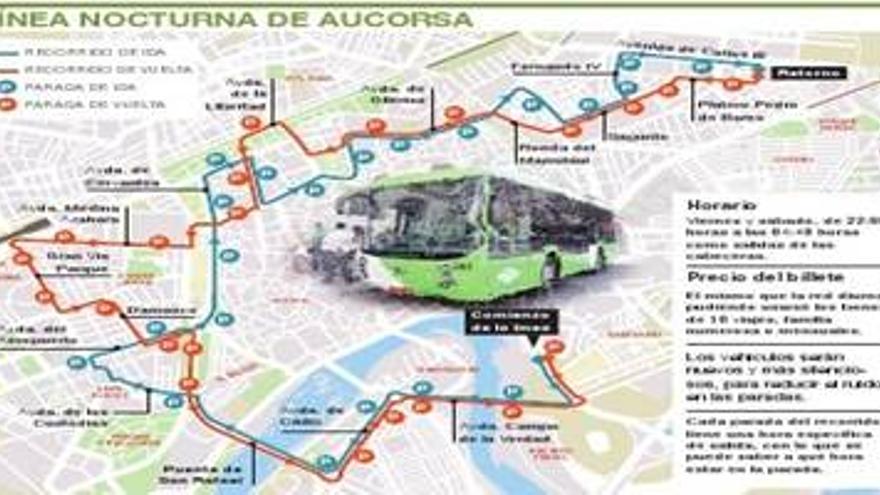 El nuevo bus nocturno circula a partir del día 2