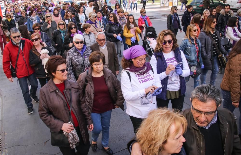 Movilización feminista en Alcoy