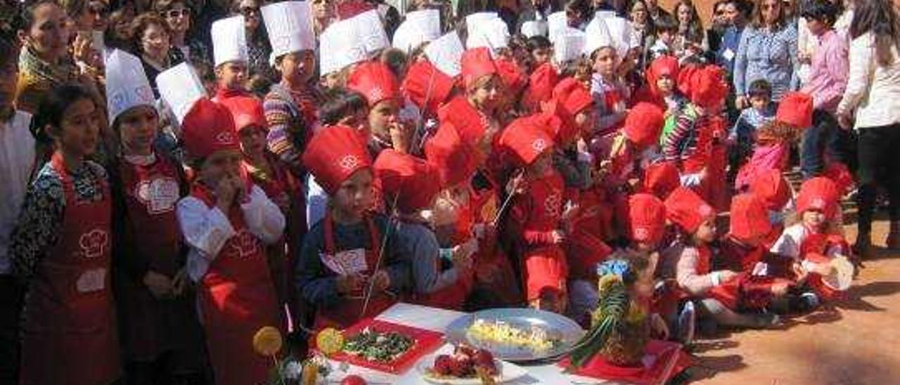 Concurso de cocina en el colegio Altozano de Alicante