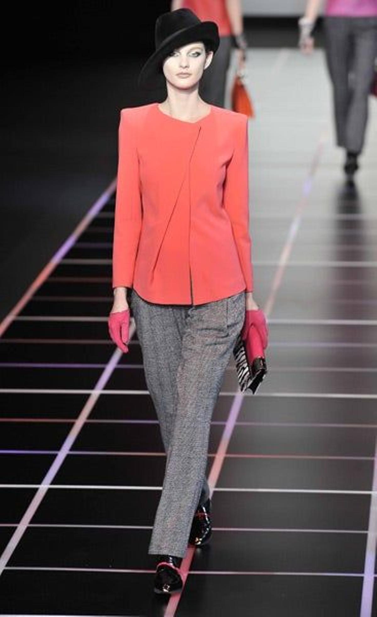 Desfile de Giorgio Armani en la Semana de la Moda de Milán