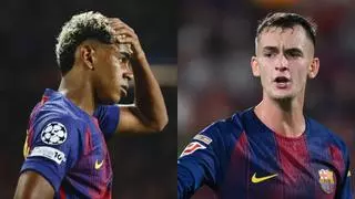 La broma de Lamine Yamal a Marc Casadó por su falta de pelo