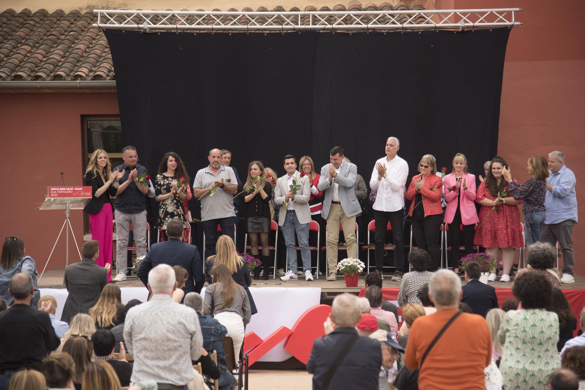 La ministra Sánchez presenta la candidatura d'Èlia Tortolero a Sant Joan de Vilatorrada