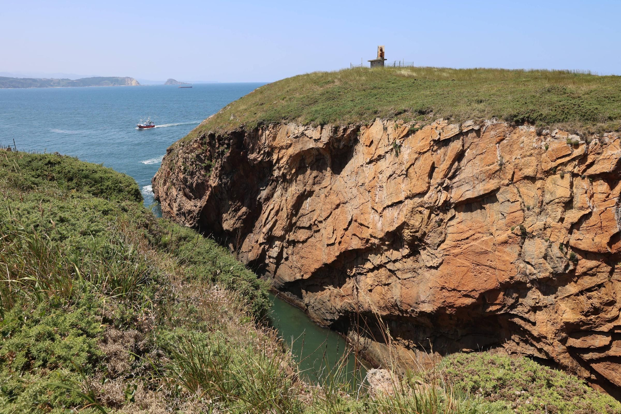 EN IMÁGENES: El faro de Avilés, balcón privilegiado a la ría