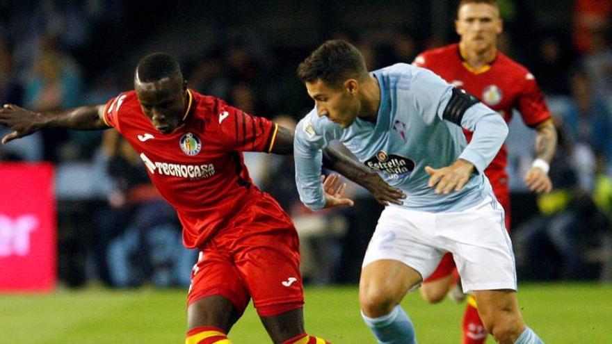 Imagen del partido entre el Celta y el Getafe