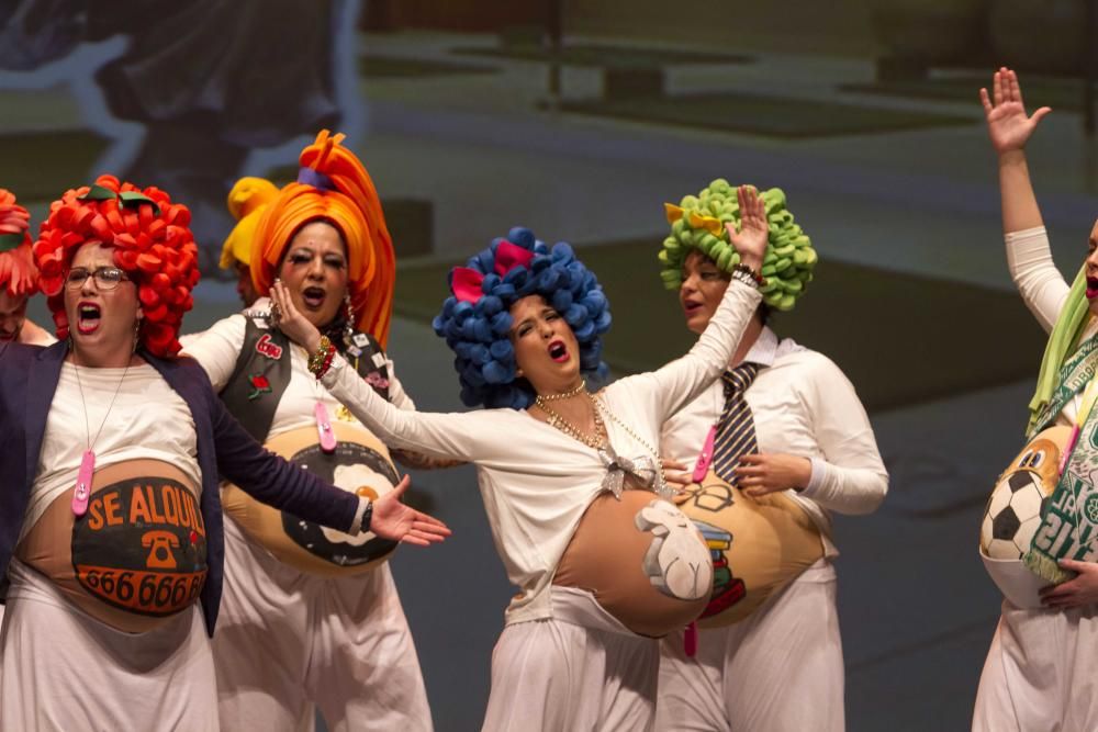 Segunda semifinal concurso nacional de chirigotas del Carnaval de Cartagena 2019