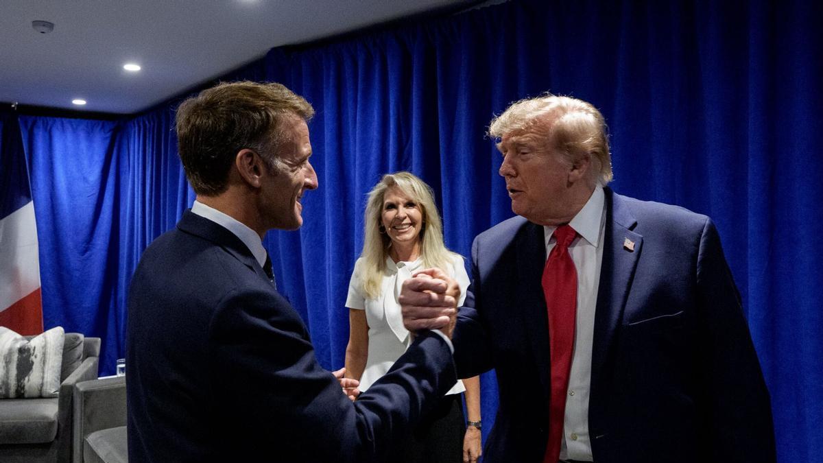 ASAMBLEA DE LA ONU | Macron y Trump acuerdan «actuar juntos» para reducir las tensiones en los mercados de la energía