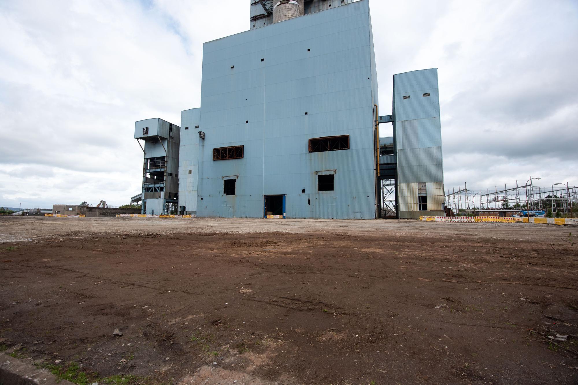 Conde visita los terrenos de la futura planta de hidrógeno en Meirama