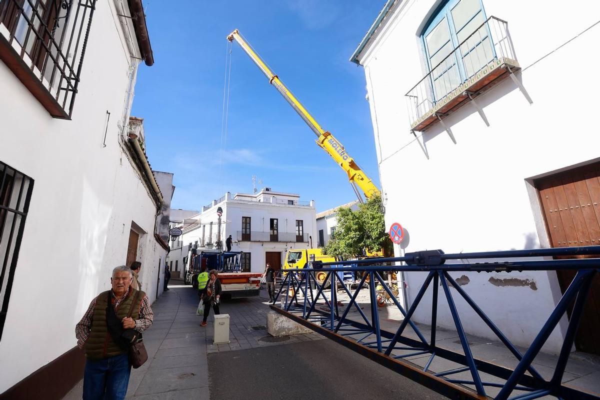 La restauración del Palacio de Viana se alarga hasta finales de año