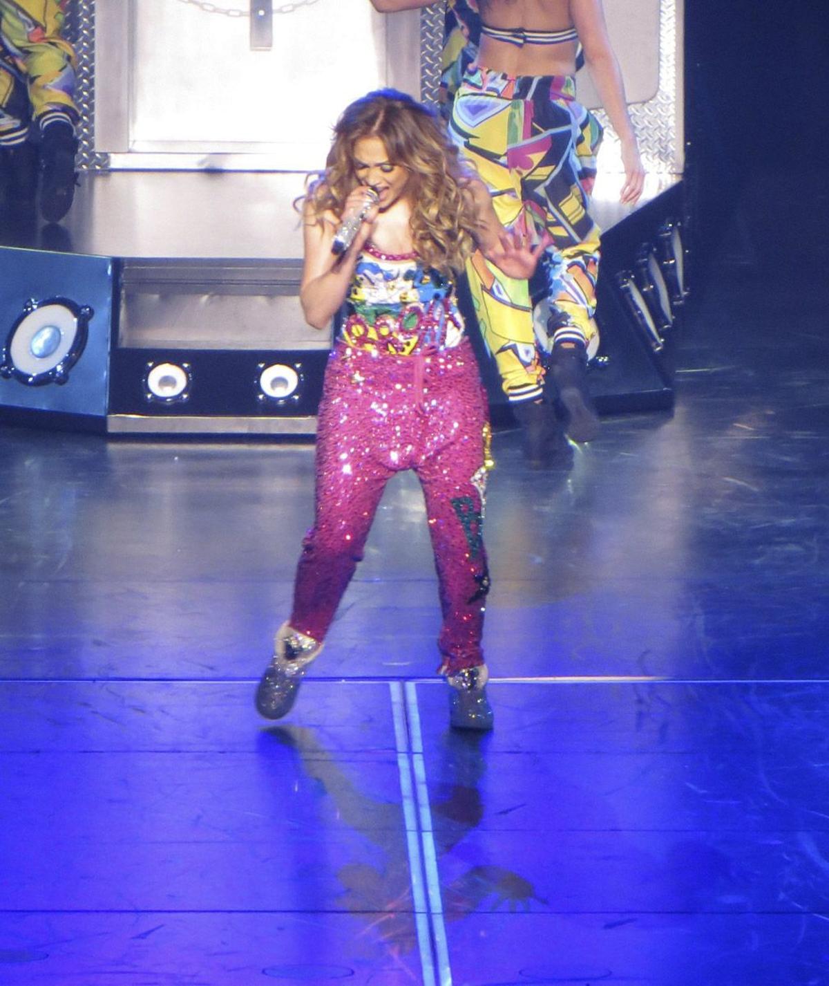 Jennifer López a lo Miley Cyrus en Las Vegas