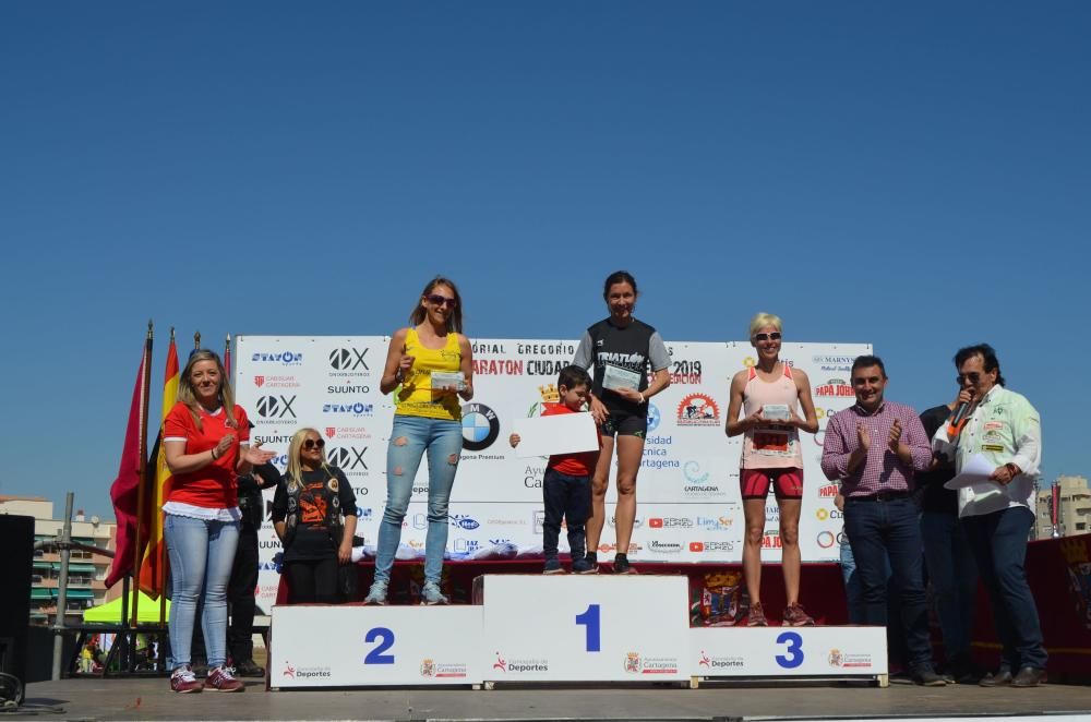 Ganadores de la Media Maratón de Cartagena