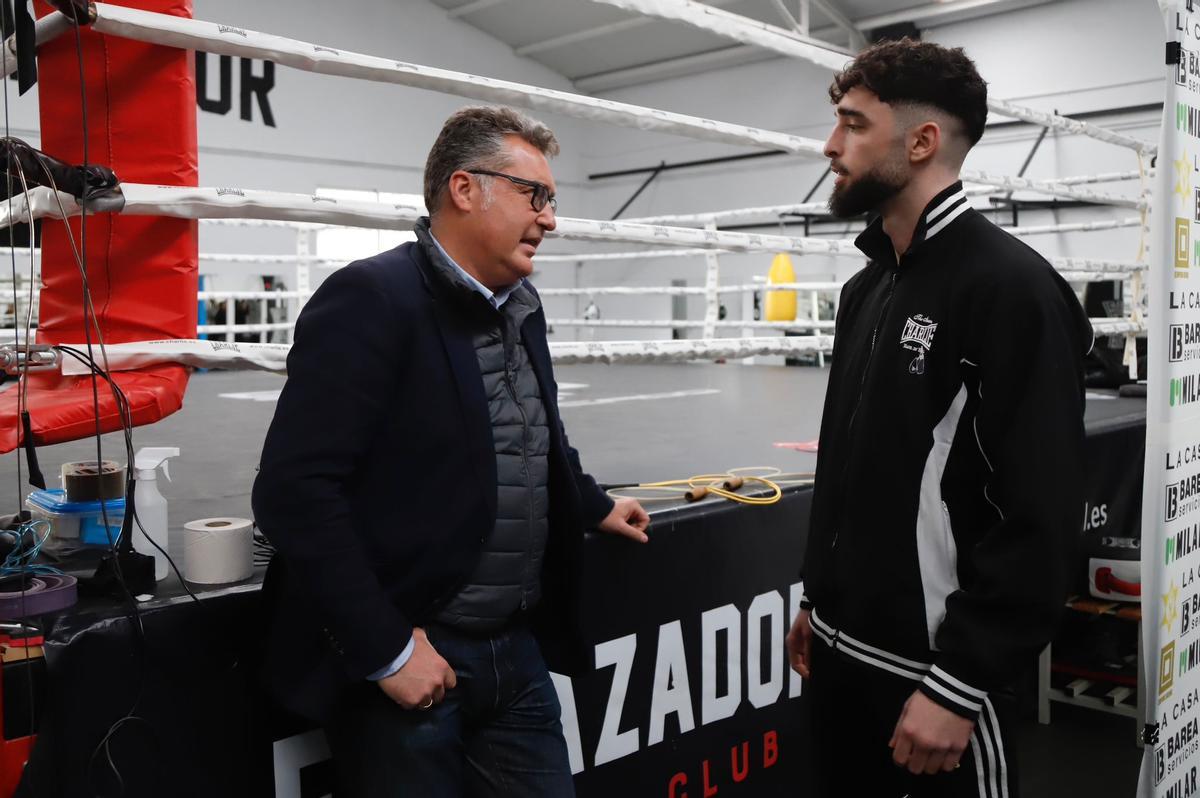 Las imágenes del pesaje de El Cazador Jr y Ronny Landaeta Las imágenes del pesaje de El Cazador Jr y Ronny Landaeta