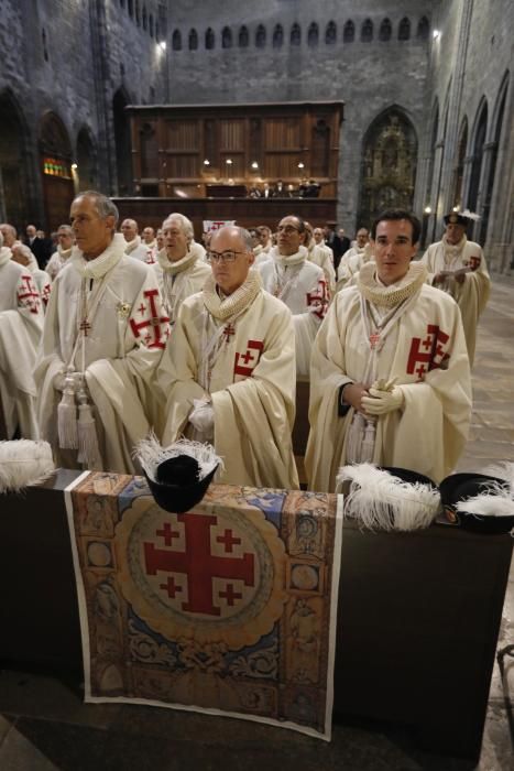 L''orde del Sant Sepulcre investeix a la Catedral els seus nous cavallers i dames