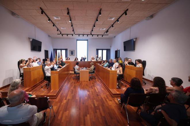 Galería: las imágenes del pleno del Ayuntamiento de Ibiza