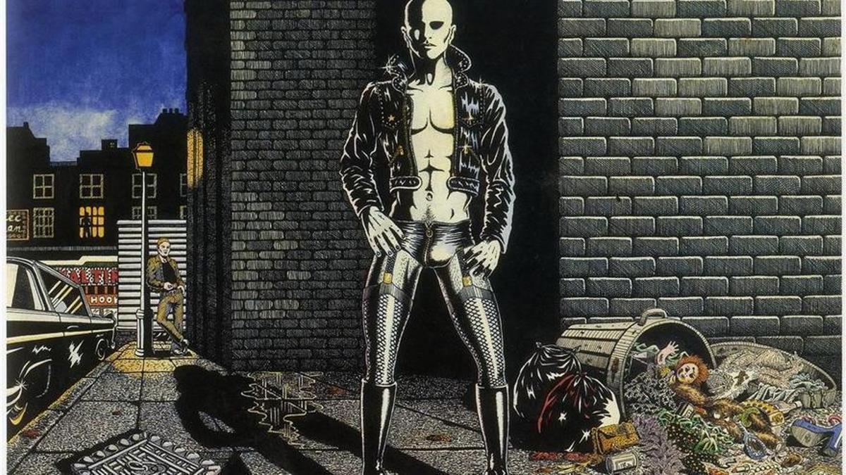 Ilustración de Nazario para la portada de un número de 'Rock Comix' (1976), que Lou Reed pirateó para la portada del disco en directo 'Take No Prisoners' (1978).