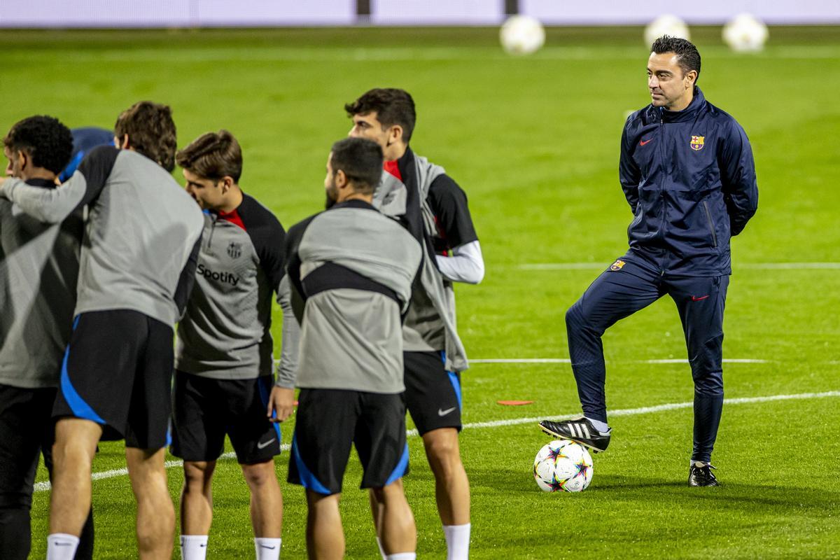 FC Barcelona training