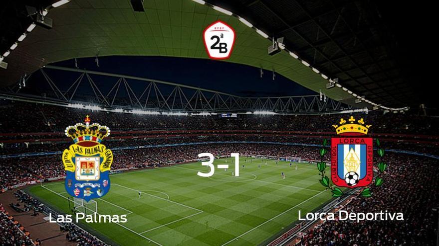 Triunfo de Las Palmas At. por 3-1 frente al Lorca Deportiva
