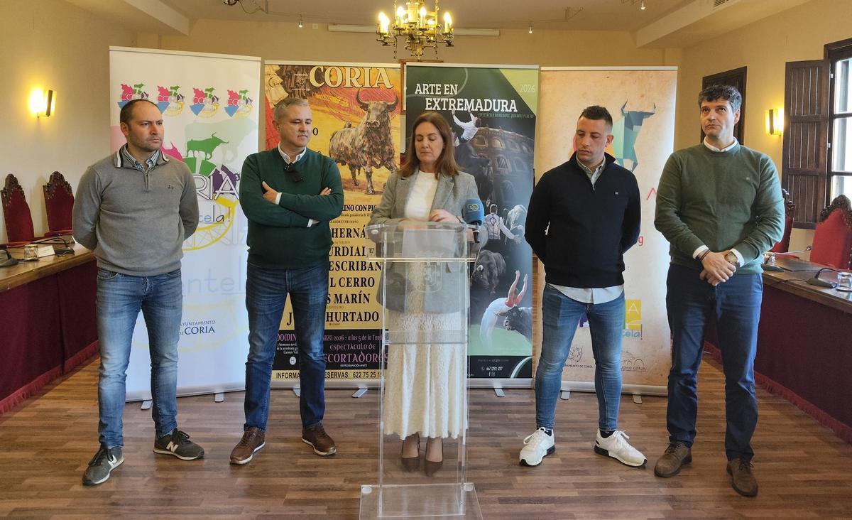 Acto de presentación de la feria del toro de Coria