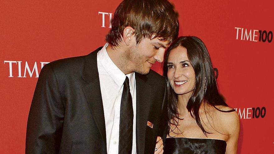 Demi Moore y Ashton Kutcher.