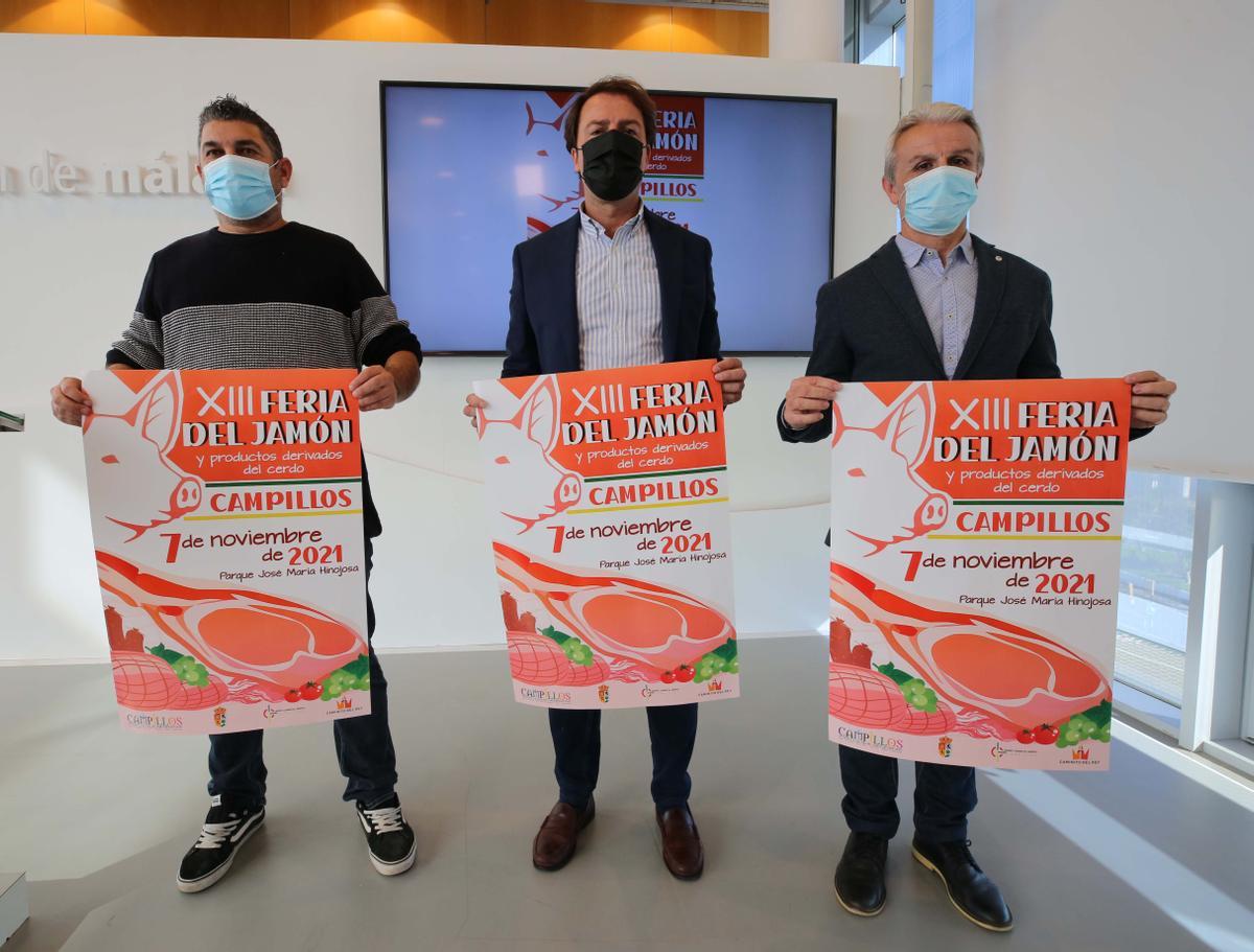 Presentación de la Feria del Jamón de Campillos, en la Diputación