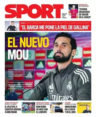 El 'nuevo Mou' y Cancelo, protagonistas en la prensa deportiva de hoy
