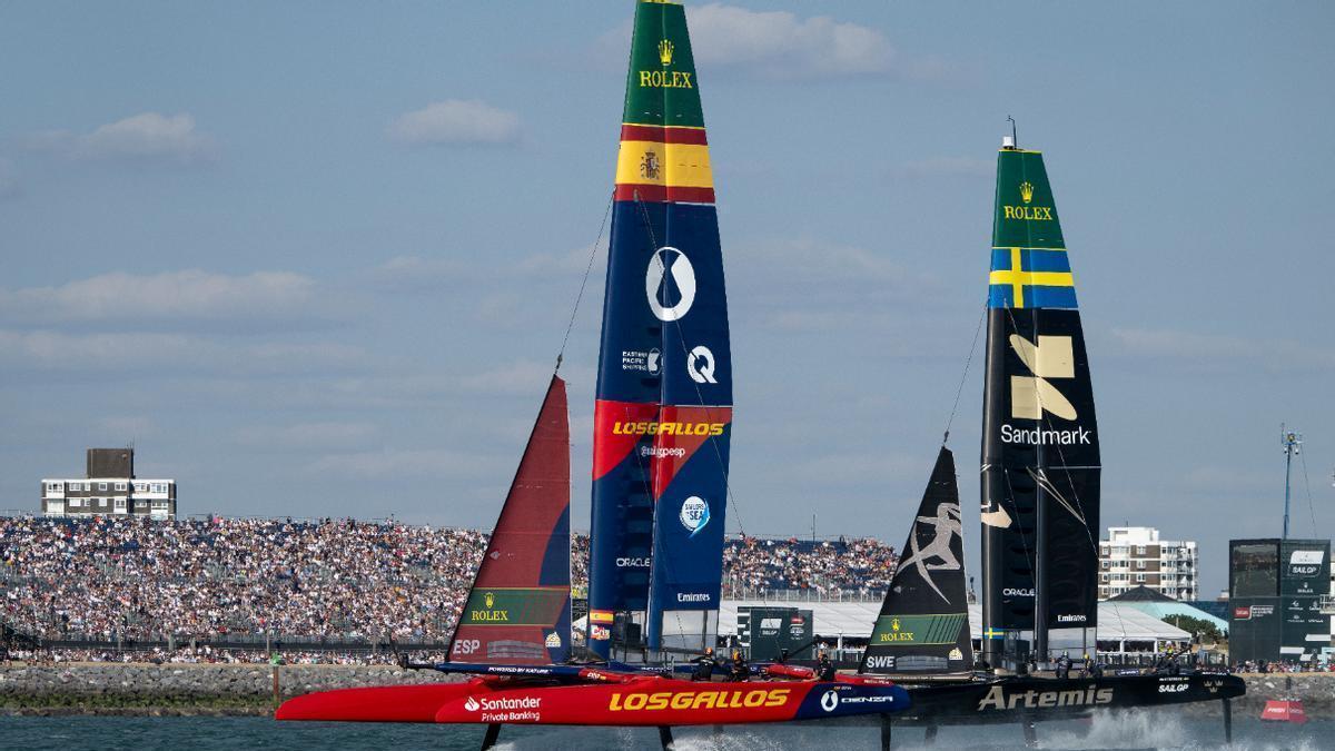 El espectáculo del SailGP llega a València